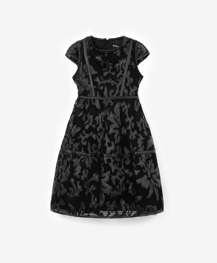 Gulliver suknelė su pūstu sijonu mergaitėms, juoda цена и информация | Suknelės mergaitėms | pigu.lt
