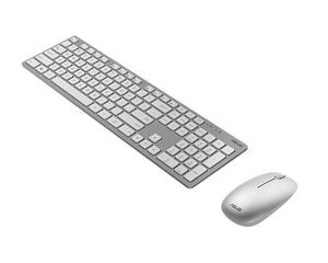 ASUS W5000 KEYBOARD+MOUSE|WH|UI|90XB0430-BKM220|WIN11 цена и информация | Клавиатуры | pigu.lt