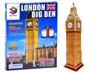 3D dėlionė London Big Ben, 30 d. kaina ir informacija | Dėlionės (puzzle) | pigu.lt