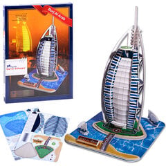 3D dėlionė Burj Al Arab, 30 d. kaina ir informacija | Dėlionės (puzzle) | pigu.lt