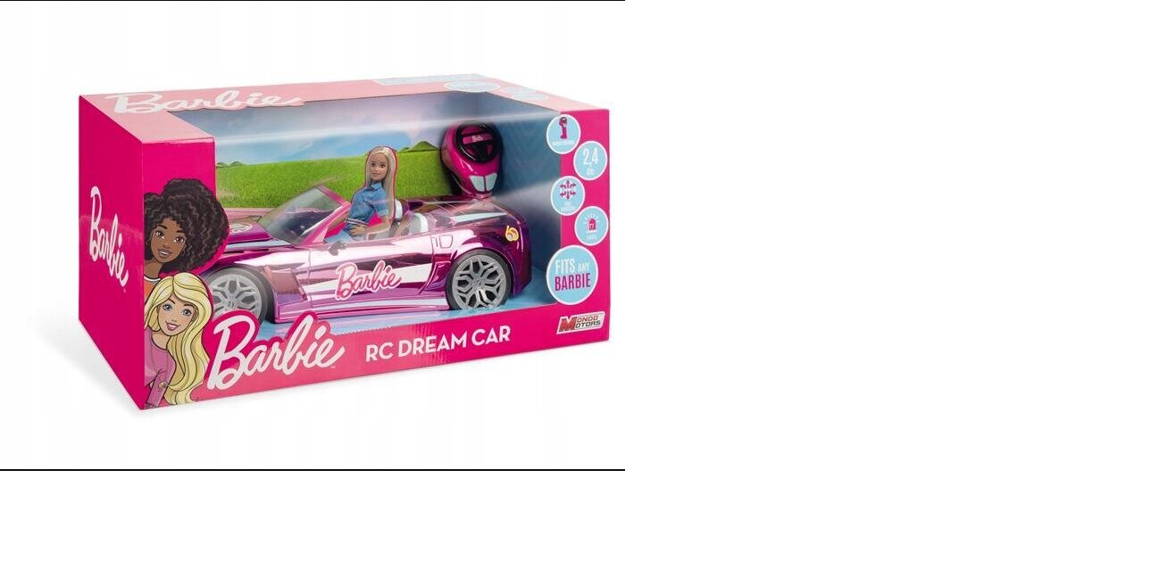 Barbie Mondo Motors kabrioletas su RC valdymu kaina ir informacija | Žaislai mergaitėms | pigu.lt