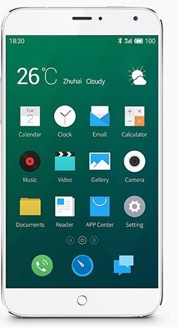 Meizu MX4 (M461) 16GB, Sidabrinė kaina ir informacija | Mobilieji telefonai | pigu.lt