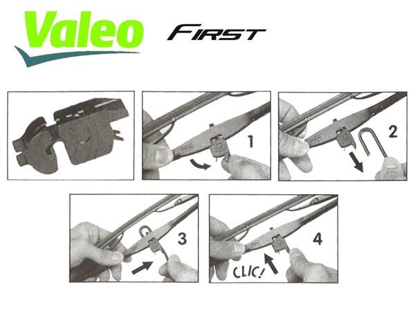 Valeo First valytuvas 45cm kaina ir informacija | Valytuvai | pigu.lt