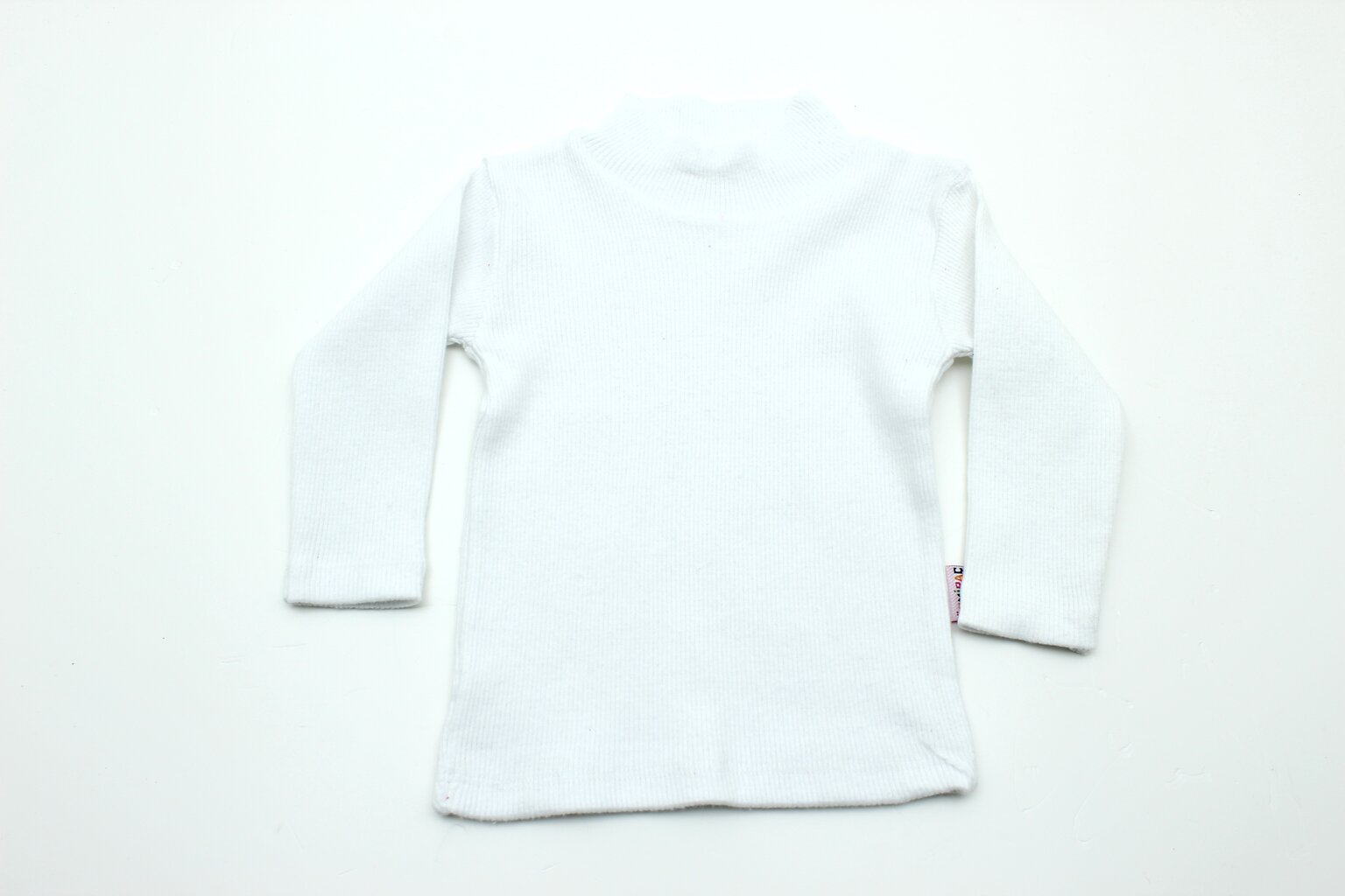Megztinis aukštu kaklu, baltas kaina ir informacija | Megztiniai, bluzonai, švarkai mergaitėms | pigu.lt