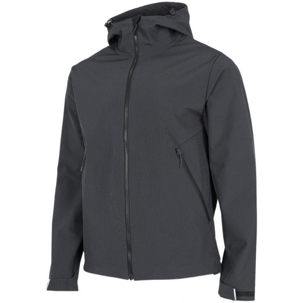 Vyriška striukė 4F softshell M H4Z22 SFM001 22S, juoda цена и информация | Vyriškos striukės | pigu.lt