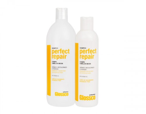 Šampūnas pažeistiems plaukams glossco perfect repair, 500 ml kaina ir informacija | Šampūnai | pigu.lt