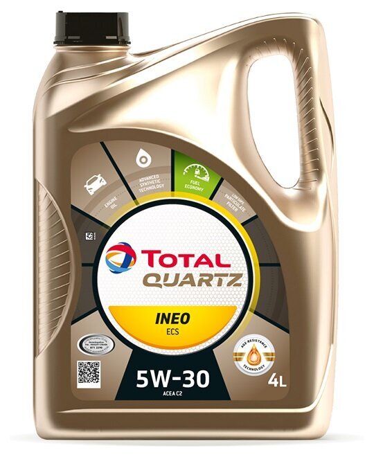 TOTAL Quartz INEO ECS 5W-30 variklių alyva, 4L цена и информация | Variklinės alyvos | pigu.lt