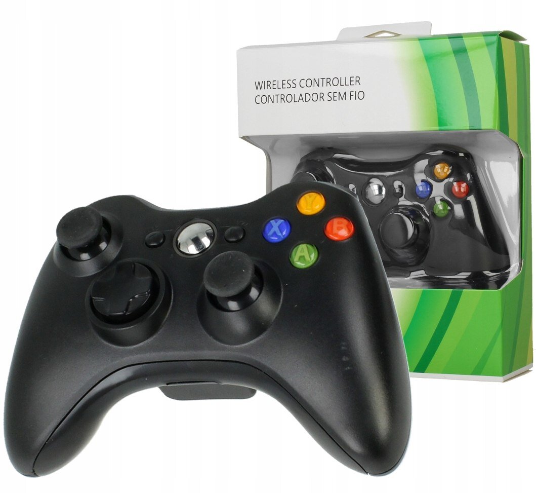 Belaidis Žaidimų pultelis Xbox 360 Controller juodas kaina ir informacija | Žaidimų konsolės | pigu.lt