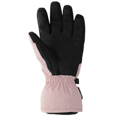 Лыжные перчатки женские 4F светло-розовые  цена и информация | Лыжная одежда и аксессуары | pigu.lt