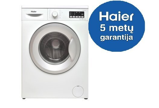 Haier HW50-10F2 kaina ir informacija | Skalbimo mašinos | pigu.lt