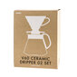 Hario kavos gaminimo rinkinys, 3 dalys kaina ir informacija | Kavinukai, virduliai | pigu.lt