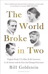 World Broke in Two: Virginia Woolf, T. S. Eliot, D. H. Lawrence, E. M. Forster and the Year that Changed Literature kaina ir informacija | Biografijos, autobiografijos, memuarai | pigu.lt