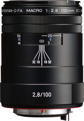 HD Pentax D-FA 100mm f/2.8 Macro ED AW lens, black цена и информация | Объективы | pigu.lt