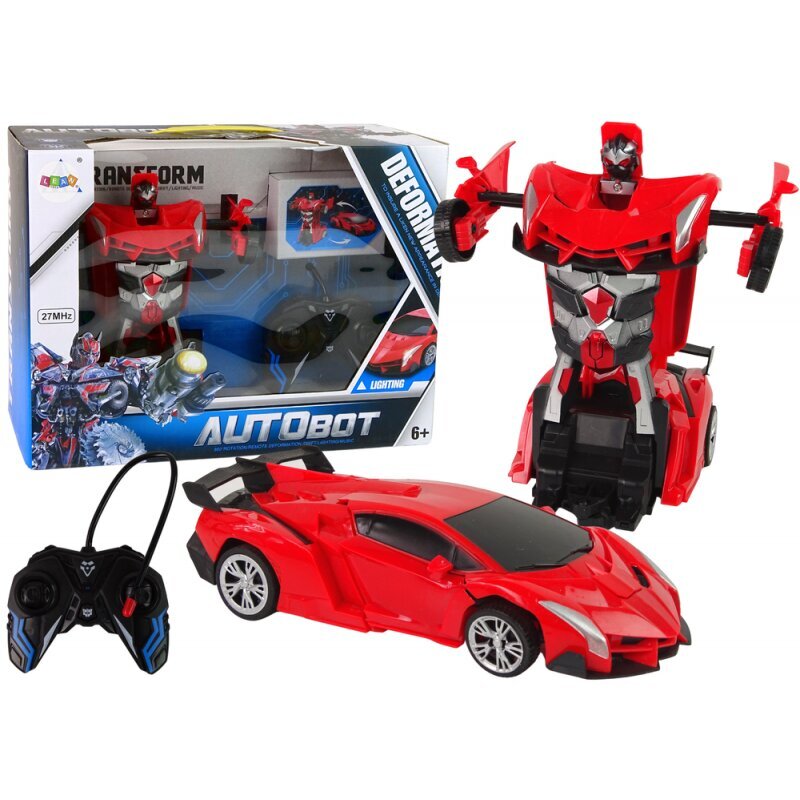 Transformeris - automobilis su garso ir šviesos efektu 2in1 Pilot R/C kaina ir informacija | Žaislai berniukams | pigu.lt