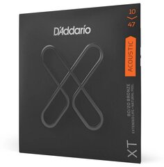 Stygos akustinei gitarai D'Addario XTABR1047 kaina ir informacija | Priedai muzikos instrumentams | pigu.lt