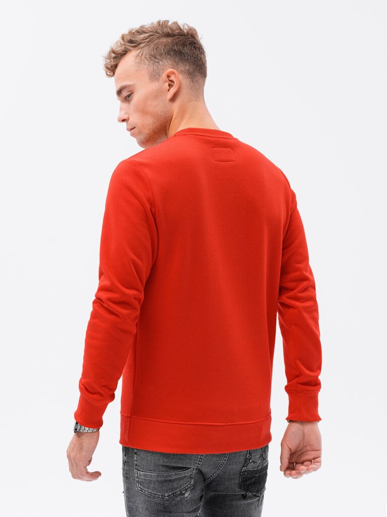 Džemperis vyrams Ombre Clothing B978, raudonas kaina ir informacija | Džemperiai vyrams | pigu.lt