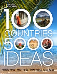 100 Countries, 5000 Ideas: Where to Go, When to Go, What to See, What to Do цена и информация | Путеводители, путешествия | pigu.lt