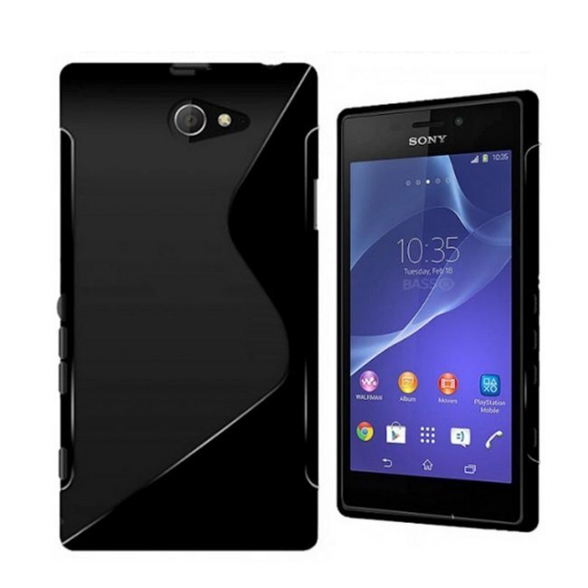 Apsauginis dėklas Telone skirtas Sony Xperia Z2 mini, Juodas kaina ir informacija | Telefono dėklai | pigu.lt