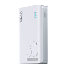 Powerbank Romoss Sense 4S Pro 10000mAh, 30 Вт (white) цена и информация | Зарядные устройства Power bank | pigu.lt