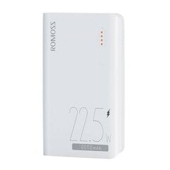 Powerbank Romoss SENSE4SF 10000mAh, 22.5 Вт (white) цена и информация | Зарядные устройства Power bank | pigu.lt