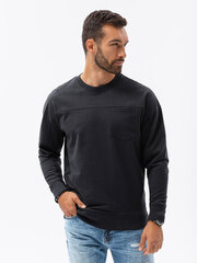 Džemperis vyrams Ombre Clothing B1277, juodas kaina ir informacija | Džemperiai vyrams | pigu.lt