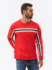 Džemperis vyrams Ombre Clothing B1279, raudonas kaina ir informacija | Džemperiai vyrams | pigu.lt