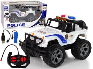 R/C nuotolinio valdymo policijos džipas su atidaromomis durimis, spalvotas kaina ir informacija | Žaislai berniukams | pigu.lt