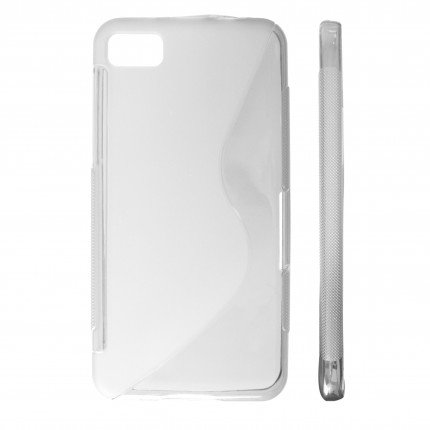 KLT Back Case S-Line Samsung i9210 Galaxy S2 LTE silicone/plastic case White/Transparent