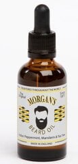 Barzdos plaukų aliejus Morgan's Pomade Beard Oil, 50 ml цена и информация | Косметика и средства для бритья | pigu.lt