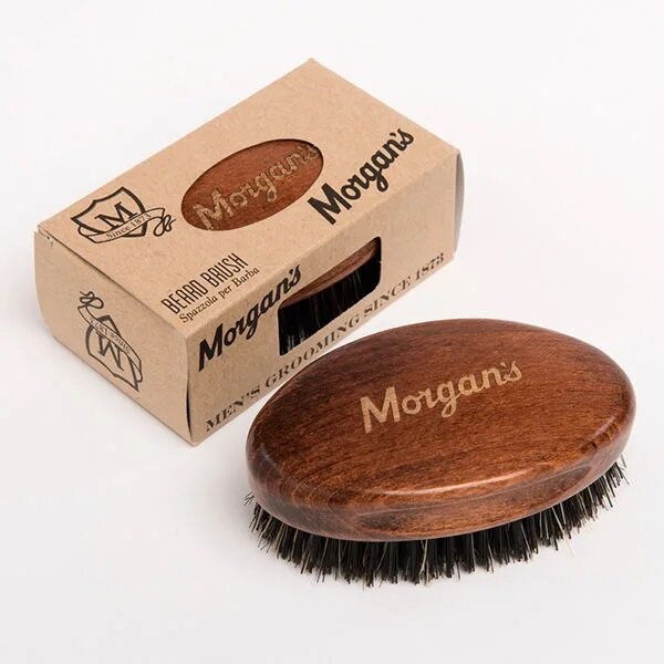 Šepetys barzdai Morgan's Small Beard Brush цена и информация | Šepečiai, šukos, žirklės | pigu.lt