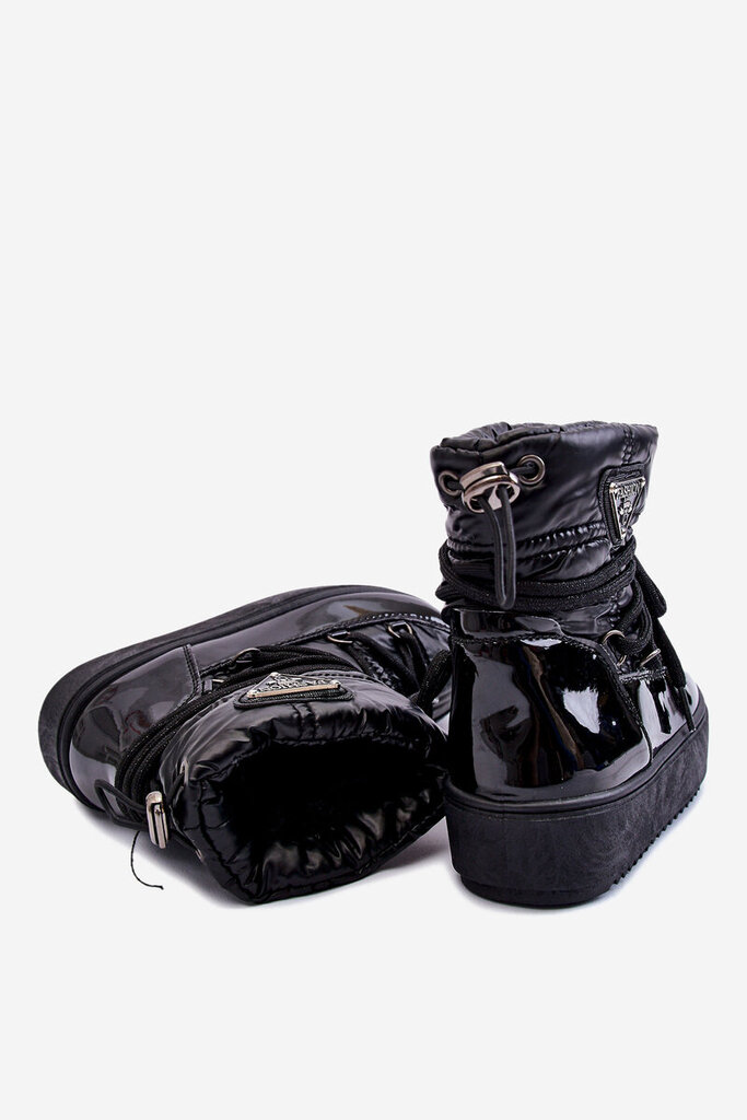 Šilti suvarstomi sniego batai Colina BSB23307.2682, juodi kaina ir informacija | Bateliai vaikams | pigu.lt