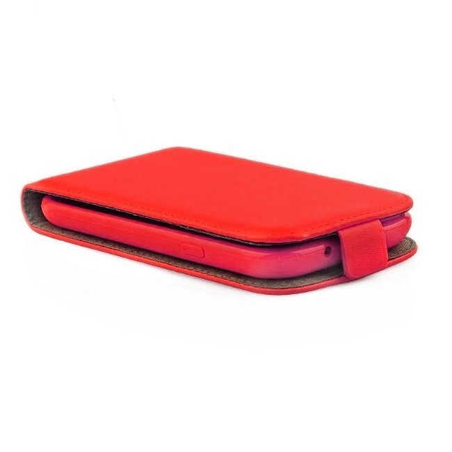 Atverčiamas dėklas Telone Flexi Slim Flip skirtas LG F70 (D315), Raudona kaina ir informacija | Telefono dėklai | pigu.lt