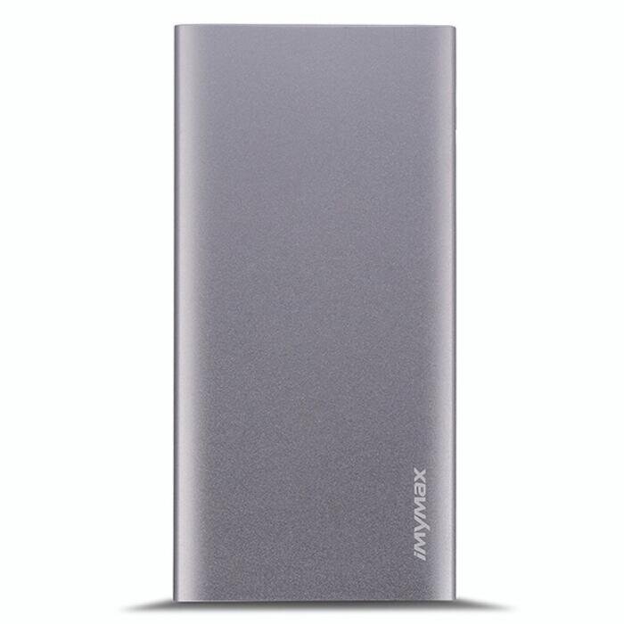 "iMYMAX Power Bank X10 Slim" 10.000 mAh pilkos spalvos цена и информация | Atsarginiai maitinimo šaltiniai (power bank) | pigu.lt