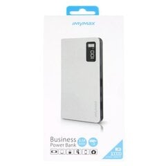 "iMYMAX Power Bank" 10.000 mAh MM-PB/007, juoda цена и информация | Зарядные устройства Power bank | pigu.lt