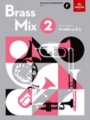 Brass Mix, Book 2, Piano Accompaniment F: 8 new pieces for Brass, Grades 4 & 5 kaina ir informacija | Knygos apie meną | pigu.lt