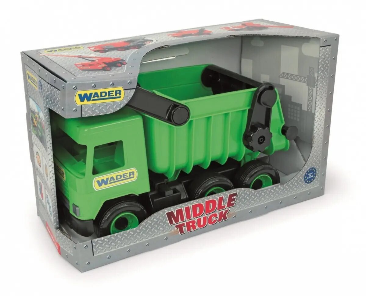 Sunkvežimis Wader Midle Truck, žalias kaina ir informacija | Žaislai berniukams | pigu.lt
