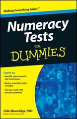 Numeracy Tests For Dummies kaina ir informacija | Saviugdos knygos | pigu.lt