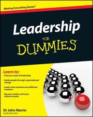 Leadership For Dummies kaina ir informacija | Ekonomikos knygos | pigu.lt