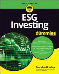 ESG Investing For Dummies kaina ir informacija | Ekonomikos knygos | pigu.lt