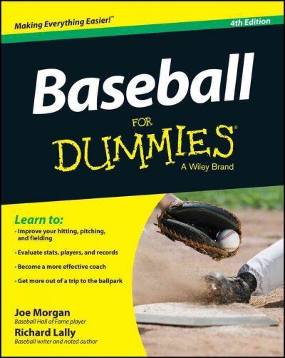 Baseball For Dummies, 4th Edition цена и информация | Knygos apie sveiką gyvenseną ir mitybą | pigu.lt