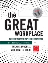 Great Workplace - Building Trust and Inspiring Performance Self-Assessment: Building Trust and Inspiring Performance Self Assessment kaina ir informacija | Ekonomikos knygos | pigu.lt
