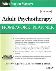 Adult Psychotherapy Homework Planner, 6th Edition 6th Edition kaina ir informacija | Socialinių mokslų knygos | pigu.lt