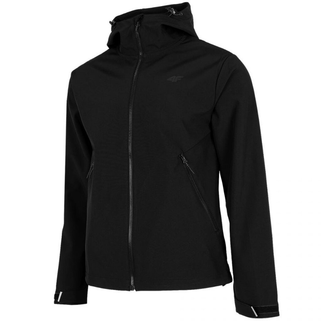 Vyriška striukė 4F softshell striukė M H4Z22 SFM001 20S, juoda kaina ir informacija | Vyriškos striukės | pigu.lt