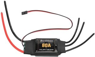 1 шт. ESC 80A регулятор скорости с 5V/5A 2-6S LIPO ubec для rc вертолет самолет цена и информация | Смарттехника и аксессуары | pigu.lt