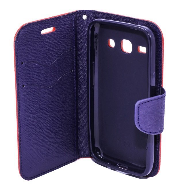 Apsauginis dėklas Telone Fancy Diary Bookstand skirtas Samsung Galaxy S3/S3 Neo (i9300/i9301), Raudona/Mėlyna цена и информация | Telefono dėklai | pigu.lt