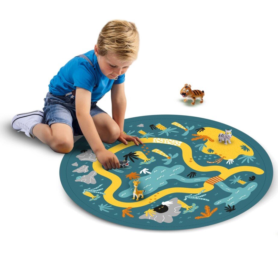 Žaidimų kilimėlis su figūrėlėmis SES Creative Safari 02218 kaina ir informacija | Lavinamieji žaislai | pigu.lt