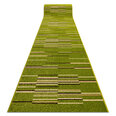 Rugsx ковровая дорожка Heat-Set Fryz Neli, зелёная, 80 см