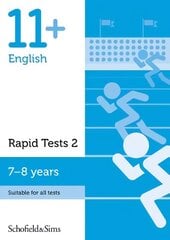 11plus English Rapid Tests Book 2: Year 3, Ages 7-8 kaina ir informacija | Knygos paaugliams ir jaunimui | pigu.lt