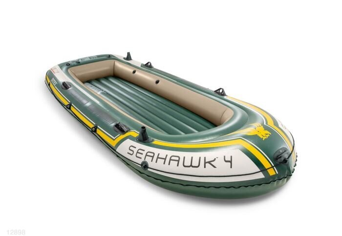 Pripučiama valtis Intex Seahawk 4, 350x144x48 cm цена и информация | Valtys ir baidarės | pigu.lt