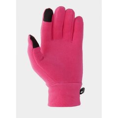 Перчатки 4F, ярко-розовые цена и информация | Шапки, перчатки, шарфы для девочек | pigu.lt